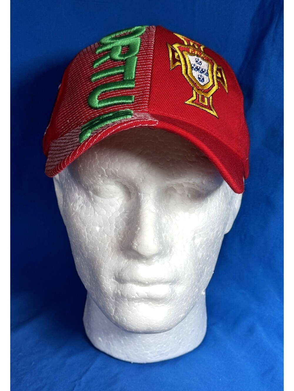 Portugal National Football Team Hat Embroidered Patches Soccer Icon NWT